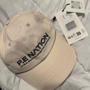 P.E Nation Cream Baseball Cap – New With Tags